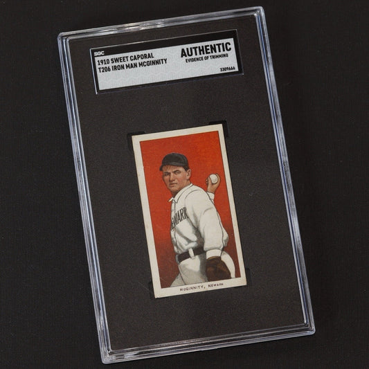 1910 T206 Joe “Iron Man” McGinnity SGC Authentic • HOF • Sweet Caporal 350