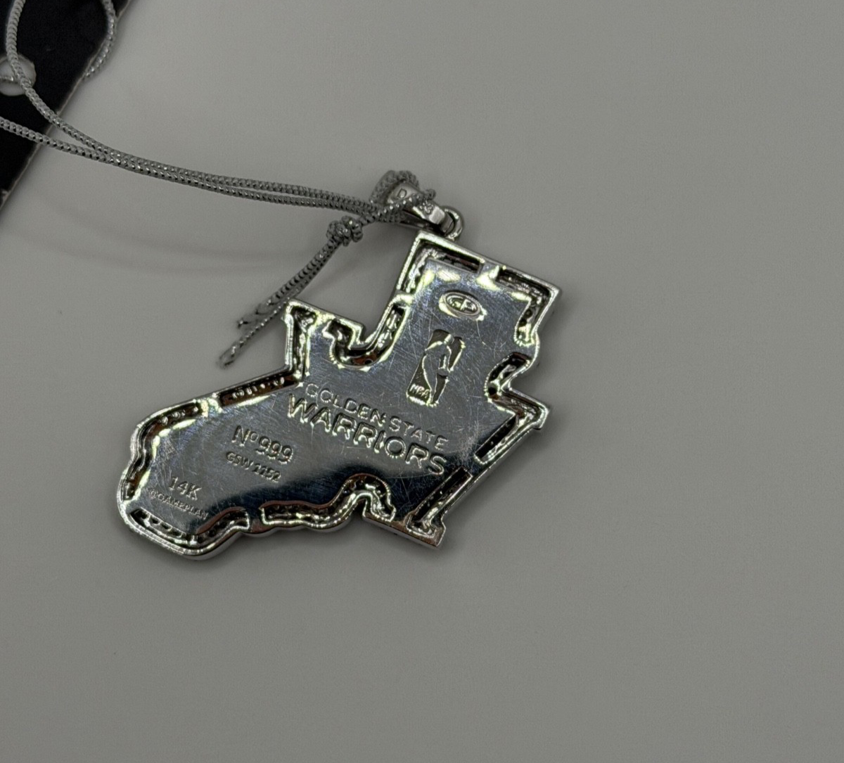 Golden State Warriors 14K Gold Diamond Pendant 3.83ctw MSRP $10,200