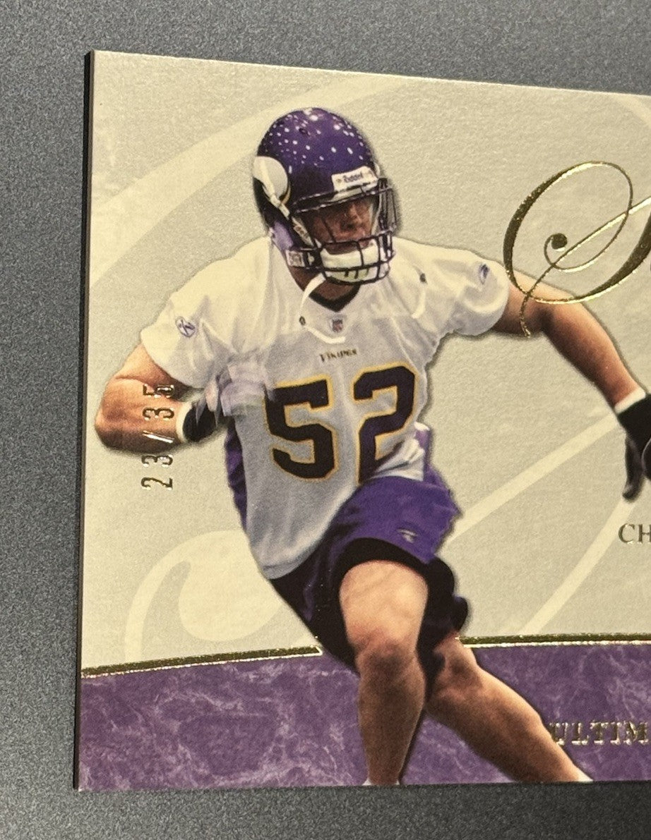 2006 Ultimate Collection Chad Greenway RC Auto /35 • Vikings • Rookie Scripts