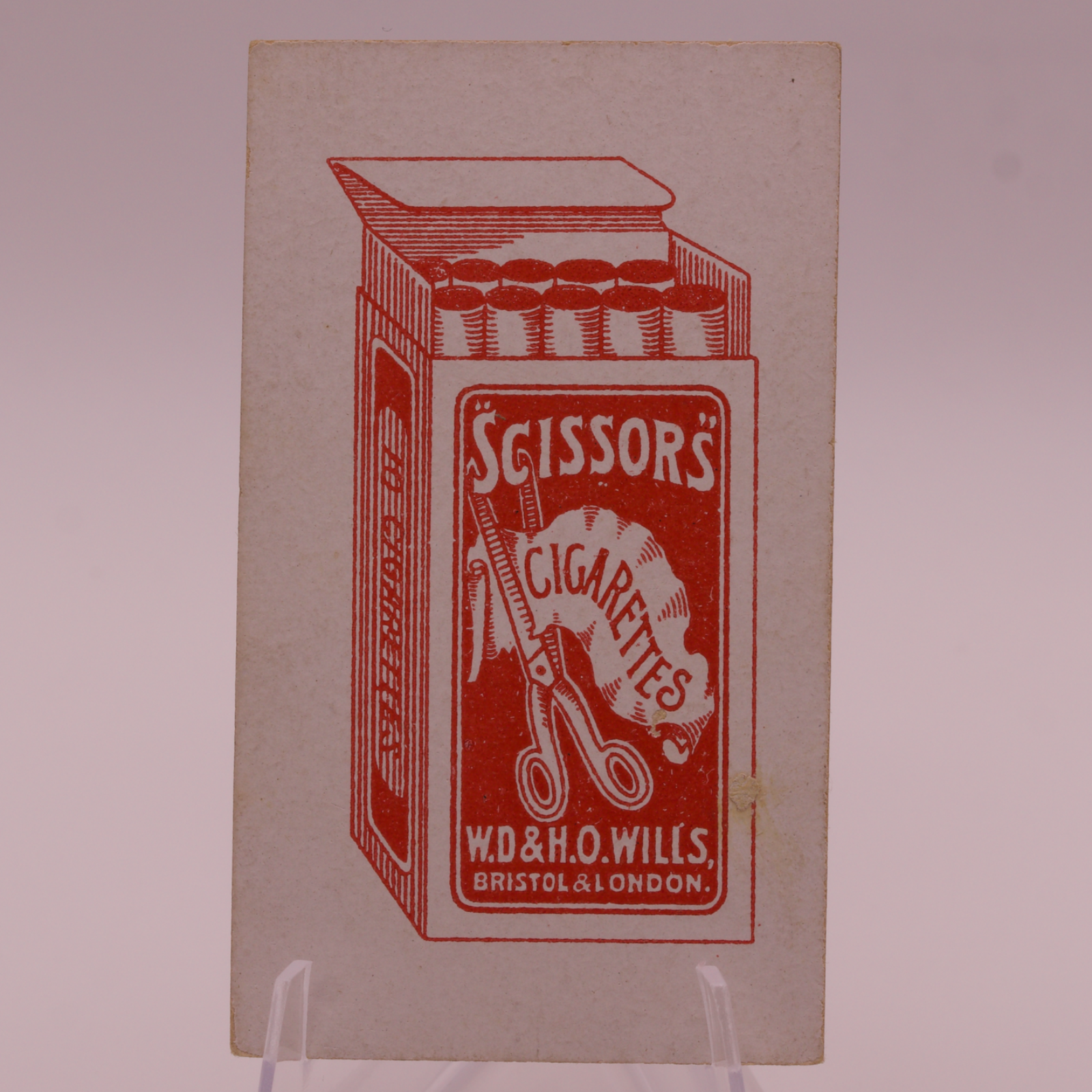 Antique Wills Scissors Cigarettes Card No 19 Egypt W.D. & H.O. Wills Bristol