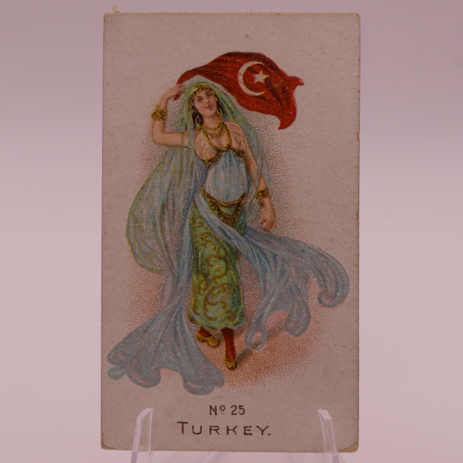 Antique Wills Scissors Cigarettes Card No 25 Turkey W.D. & H.O. Wills Bristol