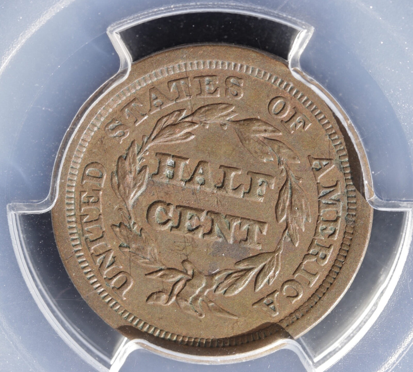 1857 Braided Hair Large Cent PCGS AU50 N-1 Large Date Early Copper Penny Coin