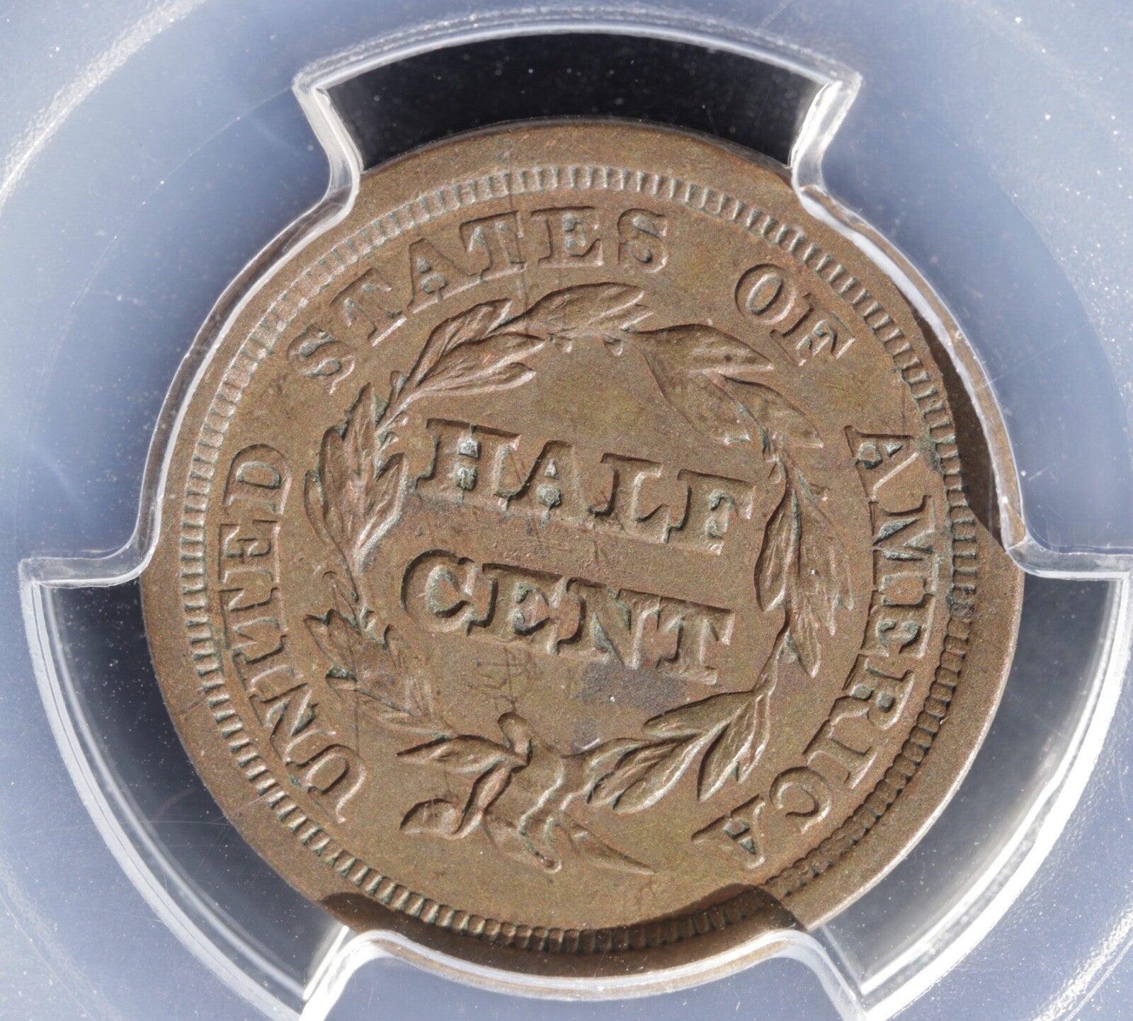 1857 Braided Hair Large Cent PCGS AU50 N-1 Large Date Early Copper Penny Coin