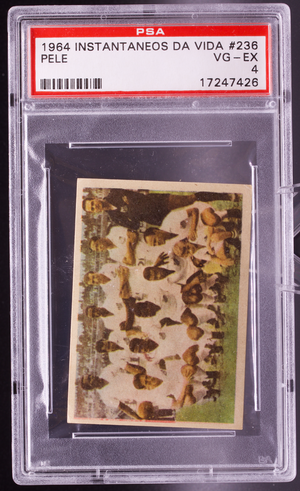 1964 Instantaneos Da Vida Do Rei Pele #236 Pele PSA 4 VG-EX Santos Soccer Card