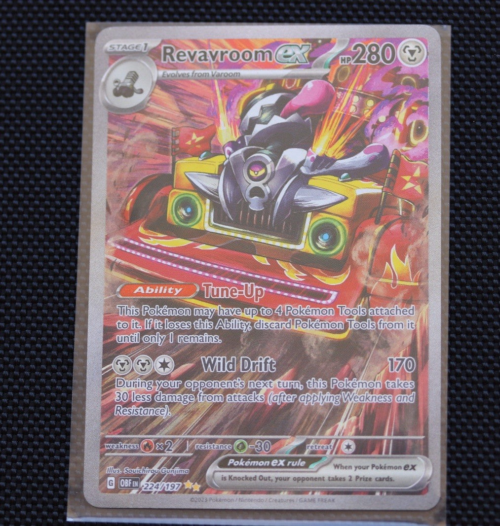 Revavroom ex -  224/197 Special Illustration Rare Obsidian Flames Pokemon TCG NM