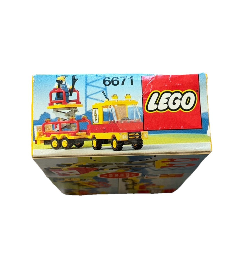 Vintage LEGO 6671 Utility Repair Lift Town Sealed New 1989 106 pcs Rare