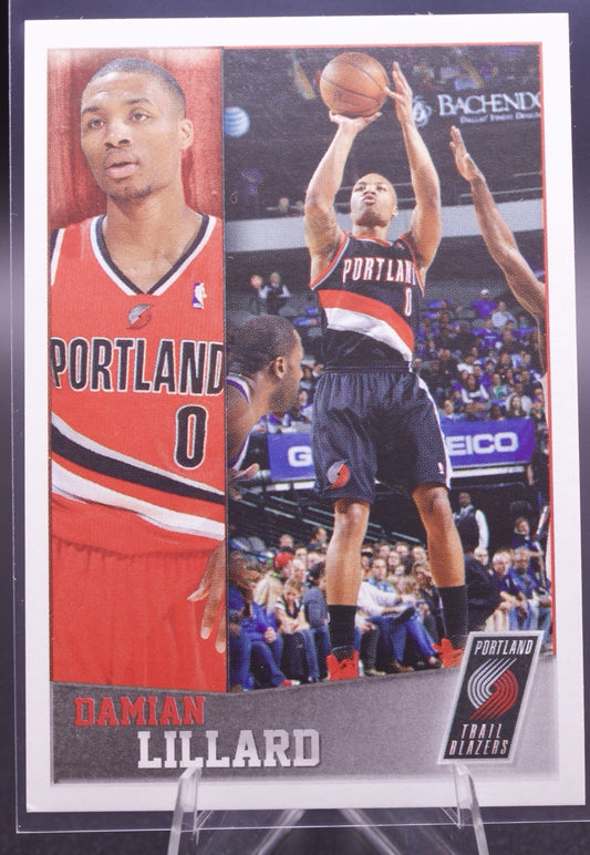 2013-14 Panini NBA Sticker Collection Damian Lillard #242 Raw NM-MT