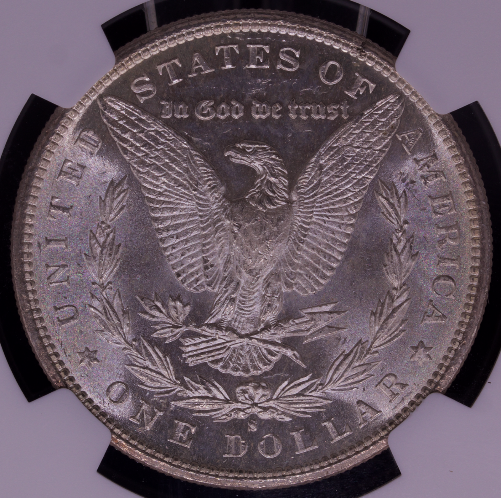 1881-S Morgan Silver Dollar NGC MS67 Gem Golden Toning $1 San Francisco Coin