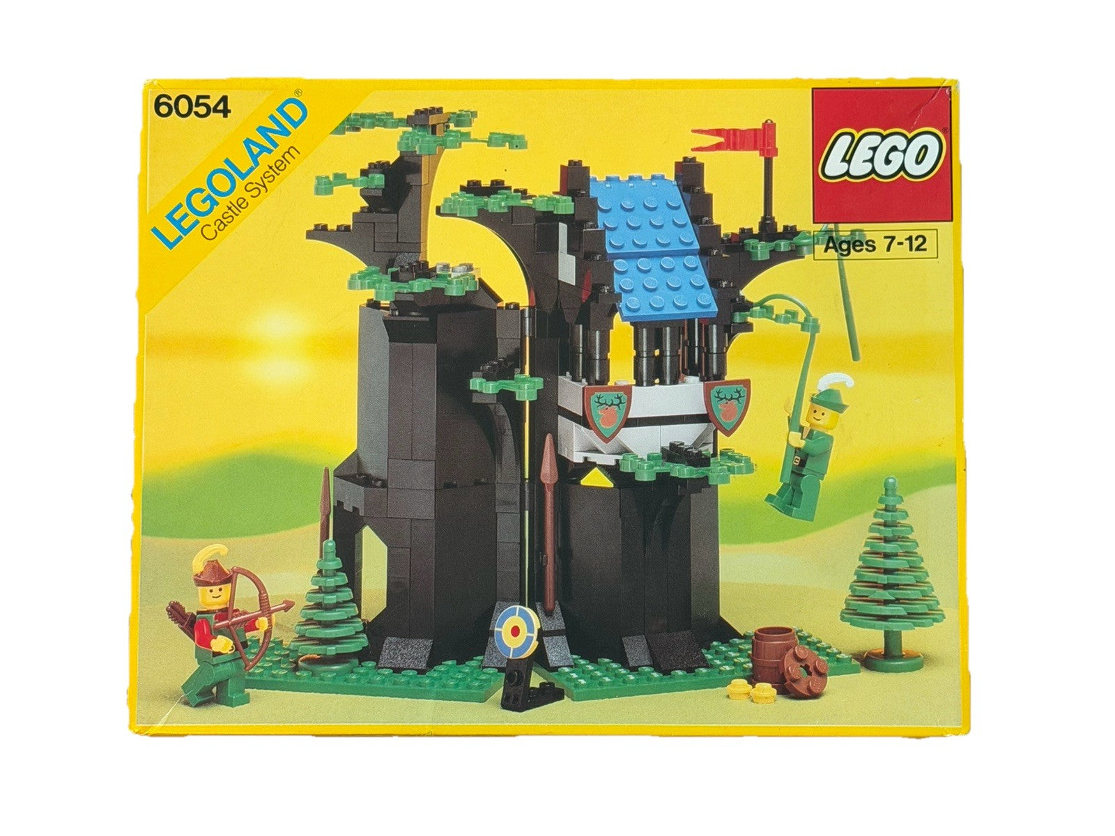 LEGO 6054 Forestmen’s Hideout Legoland Castle 1986 NEW Sealed Bags Vintage