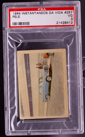1964 Instantaneos Da Vida #257 Pele PSA 3 VG Mercedes Car Brazil Soccer Card