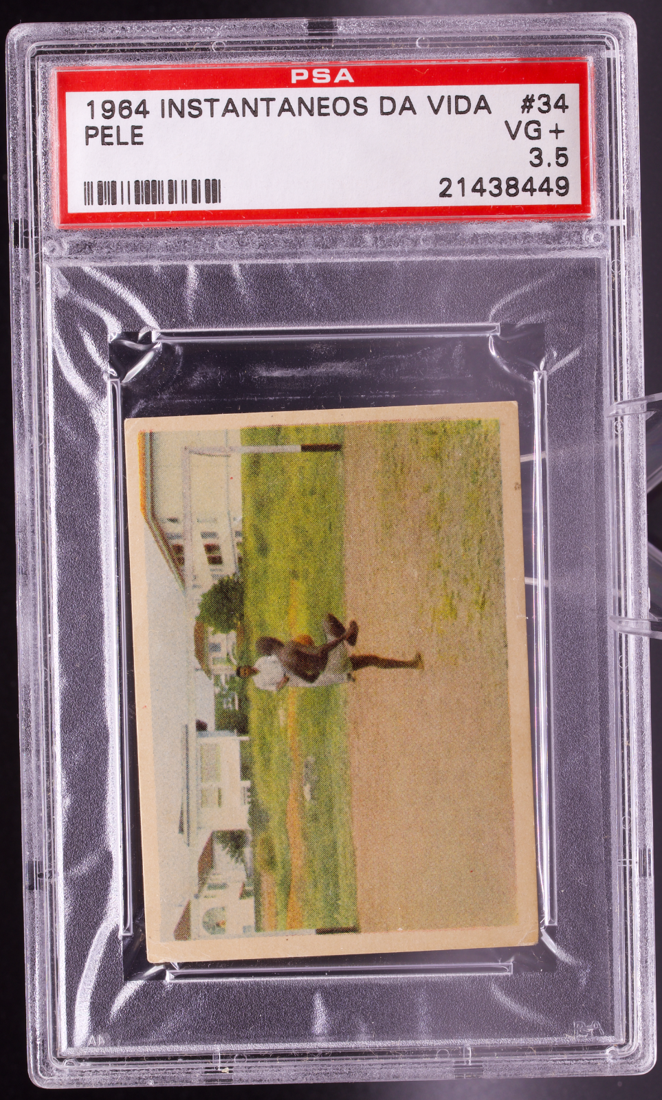 1964 Instantaneos Da Vida #34 Pele PSA 3.5 VG+ Ball Control Training Soccer