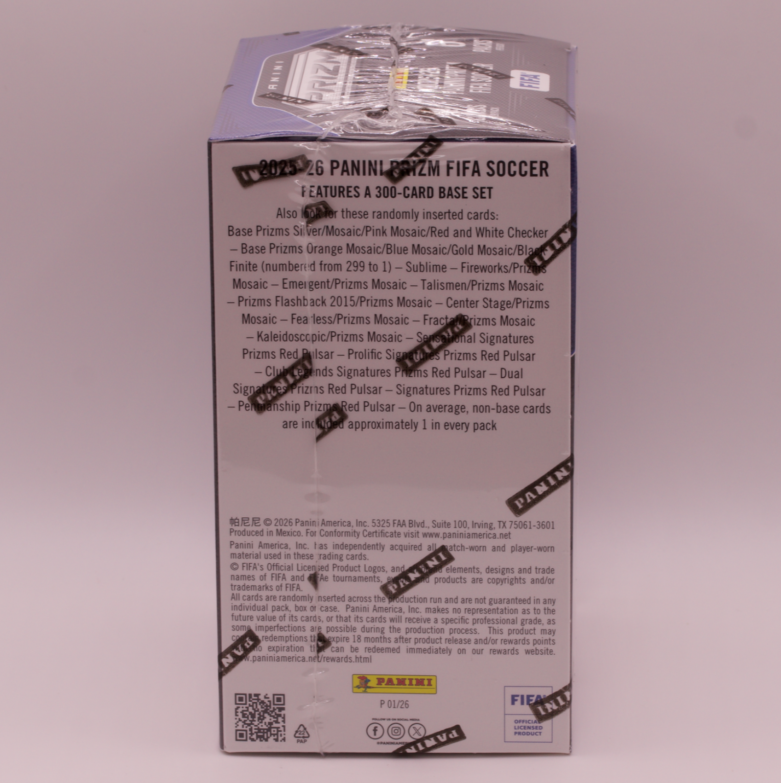 2025-26 Panini Prizm FIFA Soccer Blaster Box Factory Sealed 6 Packs 24 Cards