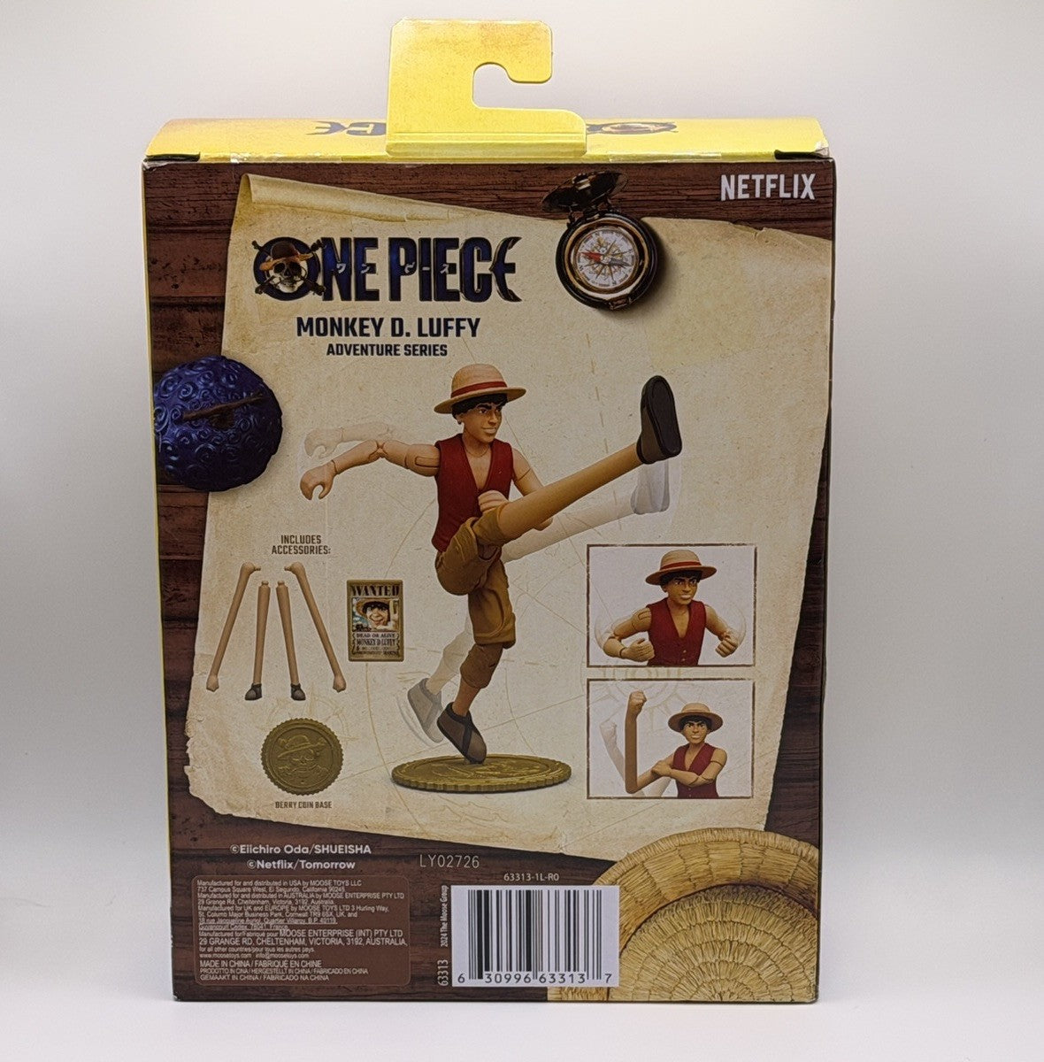 Netflix One Piece Adventure Series 01 Monkey D. Luffy Figure