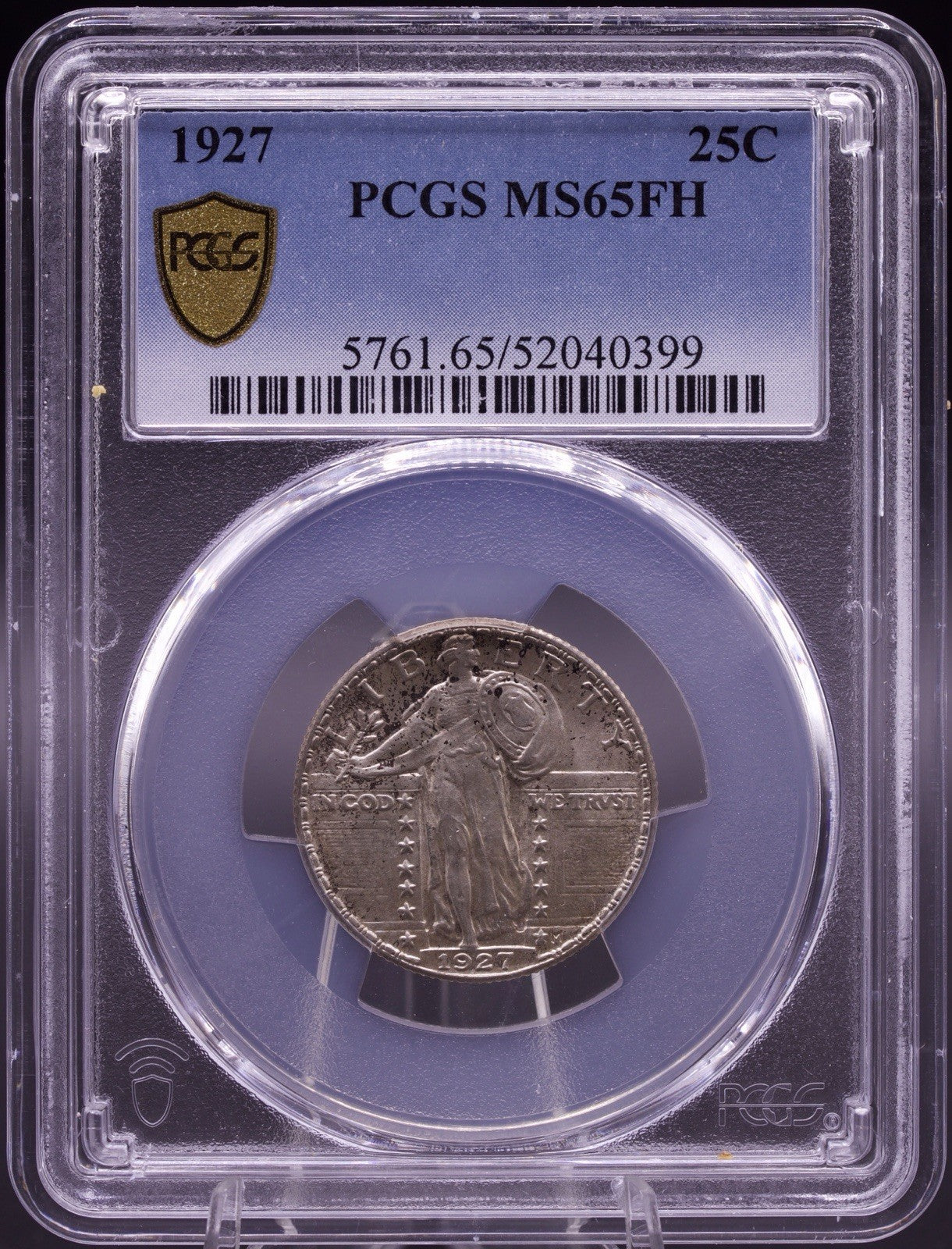 1927 Standing Liberty Quarter PCGS MS65 FH Full Head 25C SLQ Type Coin