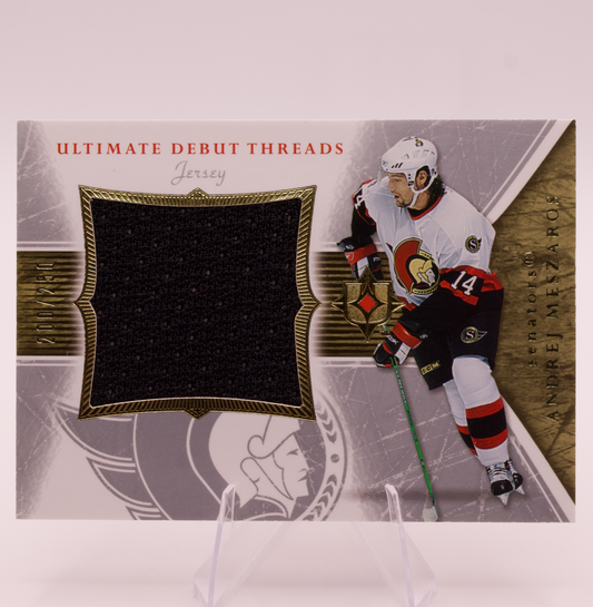 2005-06 Upper Deck Ultimate Collection Andrej Meszaros Debut Threads Jersey /250