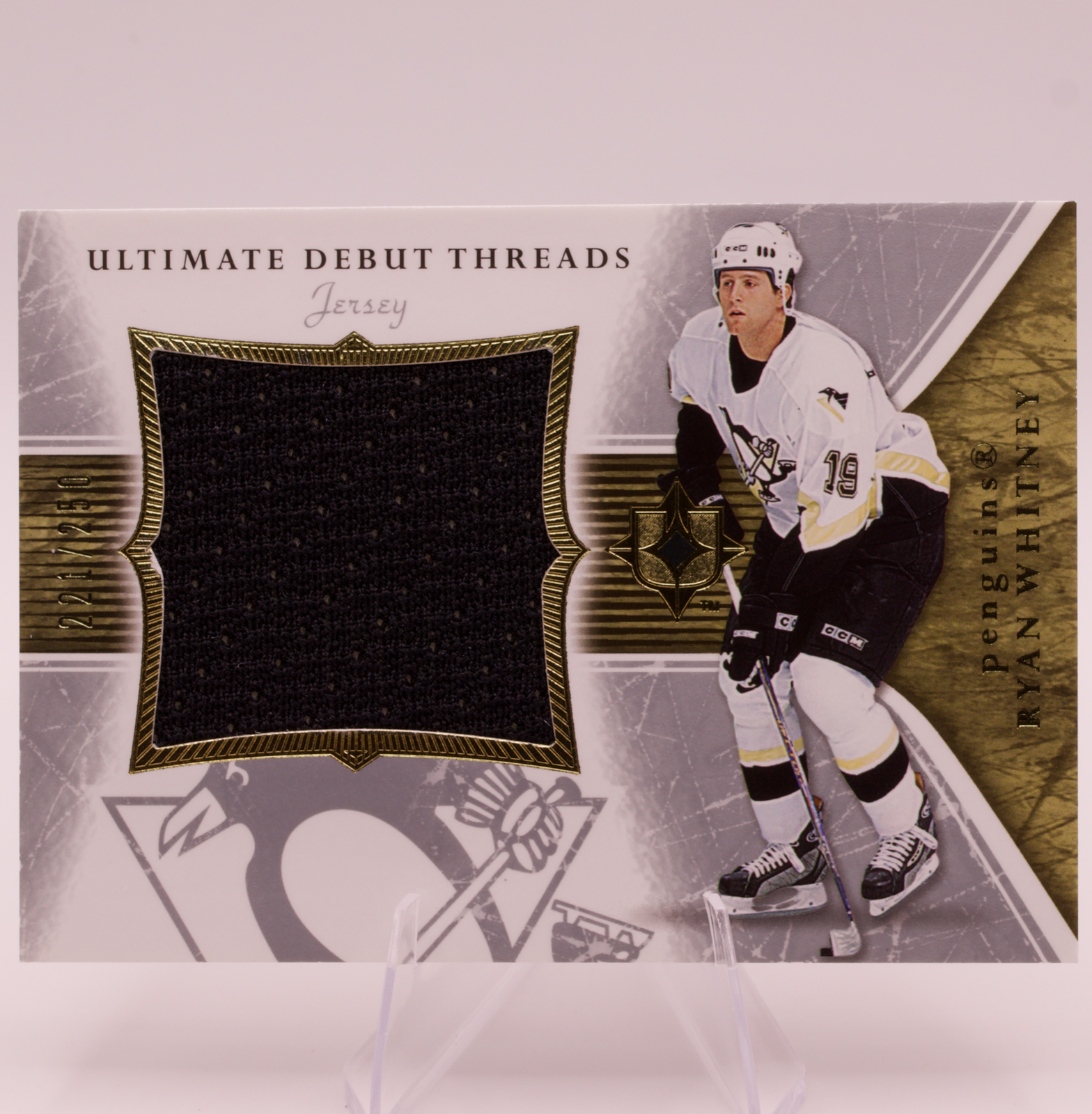2005-06 Upper Deck Ultimate Collection Ryan Whitney Debut Threads Jersey /250