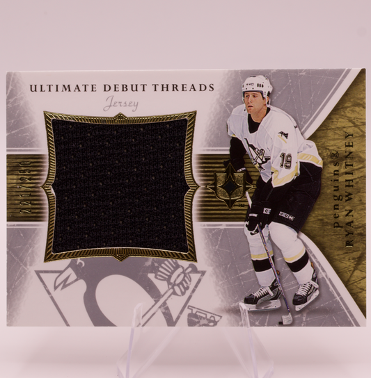 2005-06 Upper Deck Ultimate Collection Ryan Whitney Debut Threads Jersey /250