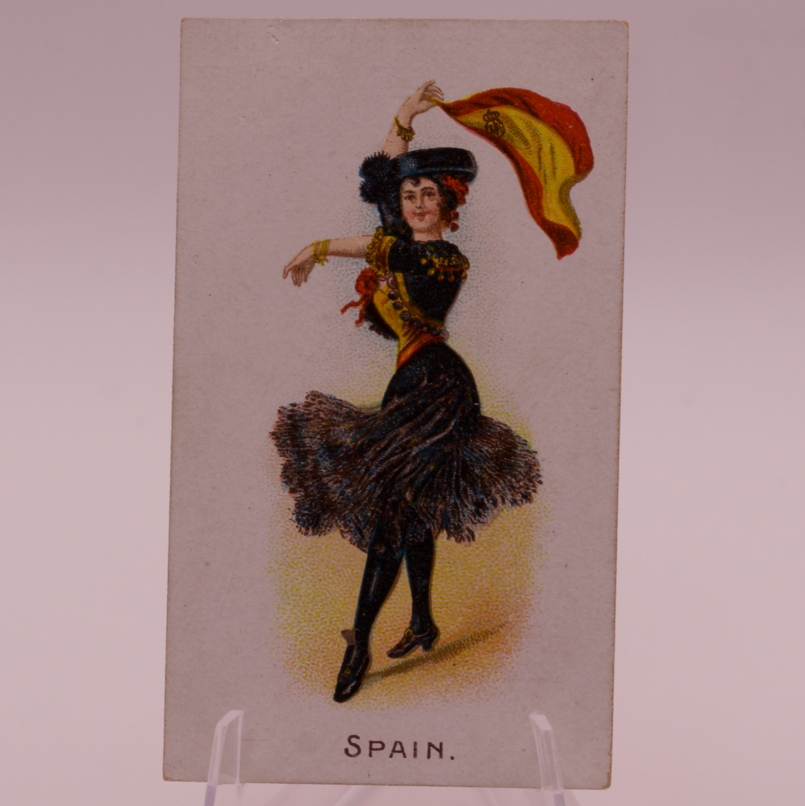 Player's Navy Mixture Tobacco Card SPAIN Dancing Girl John Player & Sons Antique