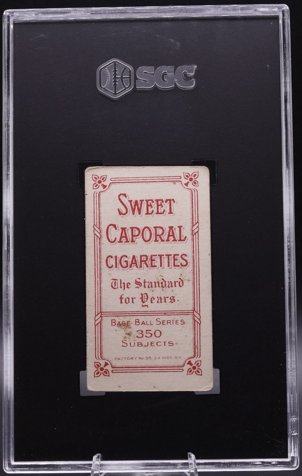 T206 Heinie Wagner BAT R SHOULDER SGC 4 VG/EX Sweet Caporal Vintage Red Sox Card