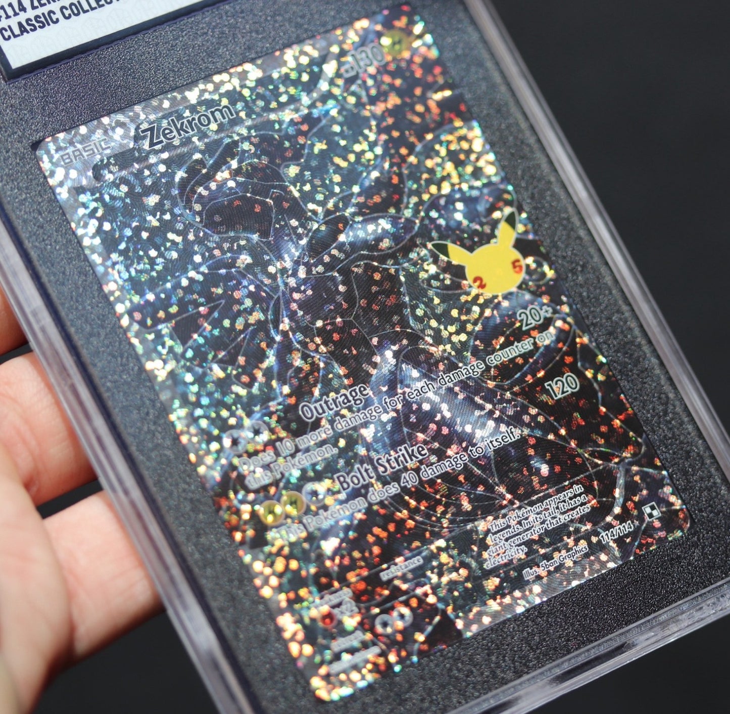 2021 Pokemon Celebrations Zekrom Classic Collection 10 GEM MINT Full Art 114/114