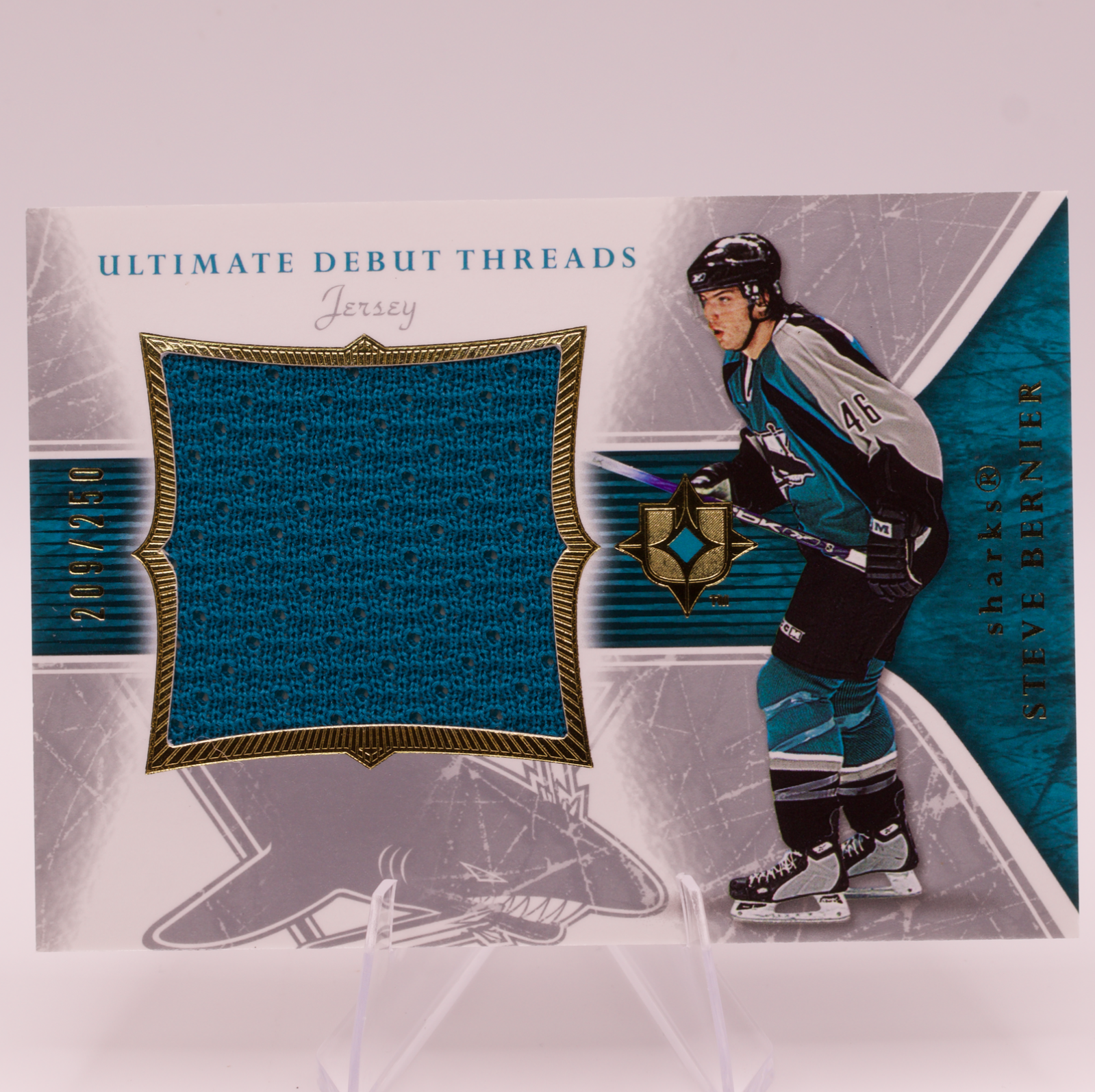 2005-06 Upper Deck Ultimate Collection Steve Bernier Debut Threads Jersey /250