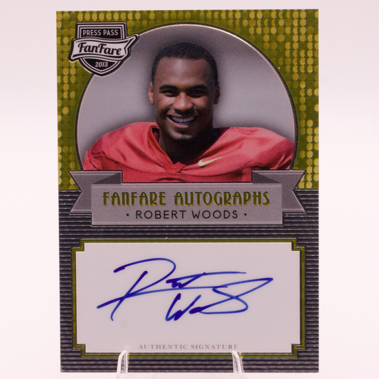 2013 Press Pass Fanfare Autographs Robert Woods Auto FF-RW USC Trojans WR