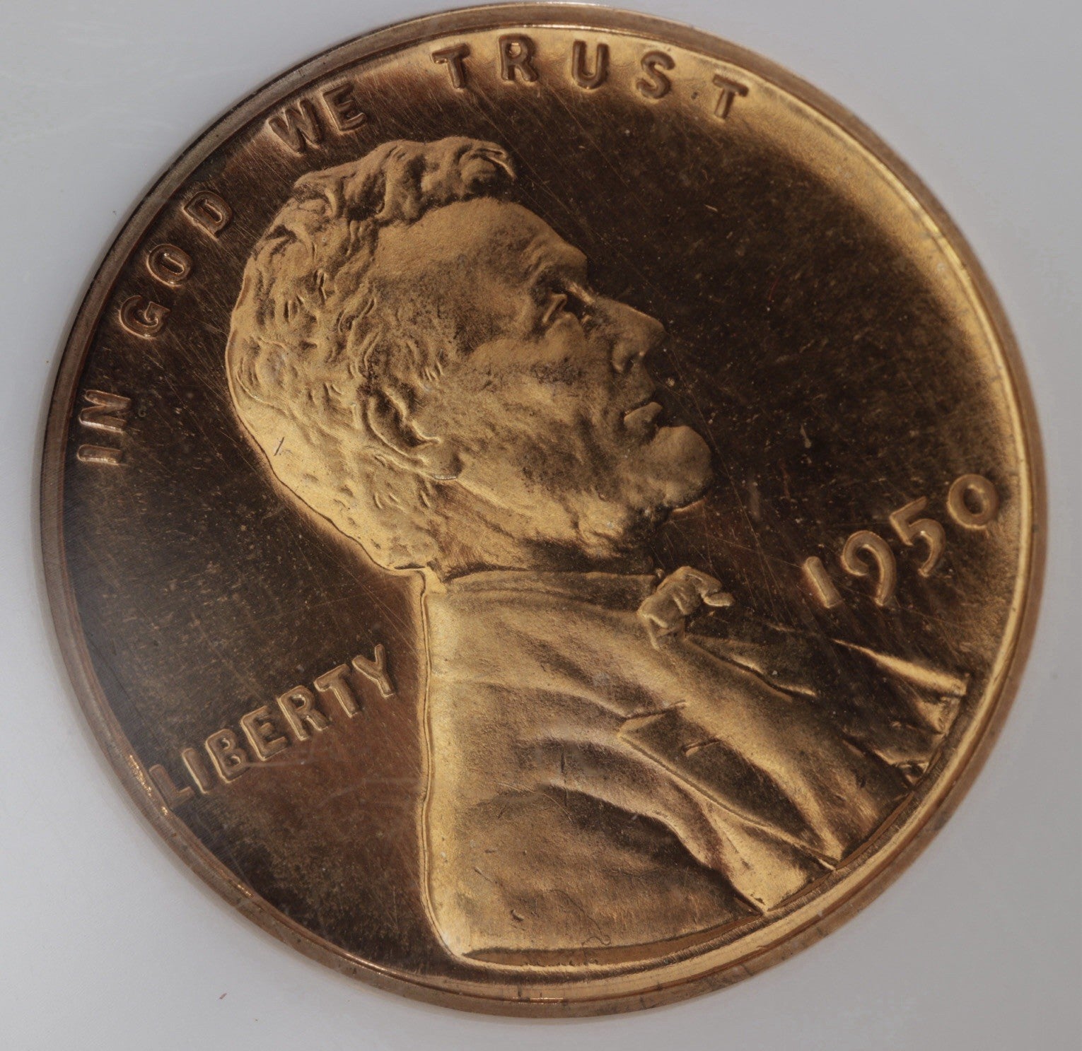 1950 Lincoln Cent PF67 RD CAMEO NGC • Brilliant Red Cameo • Proof Wheat Penny