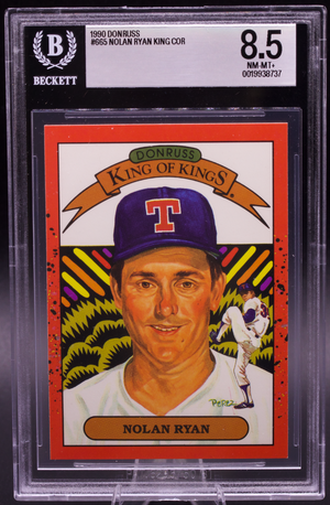1990 Donruss King of Kings Nolan Ryan #665 New BGS Holder 8.5 NM-MT+ Rangers