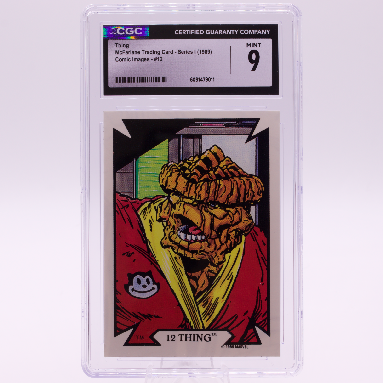 1989 Comic Images Todd McFarlane Thing #12 CGC 9 MINT Marvel
