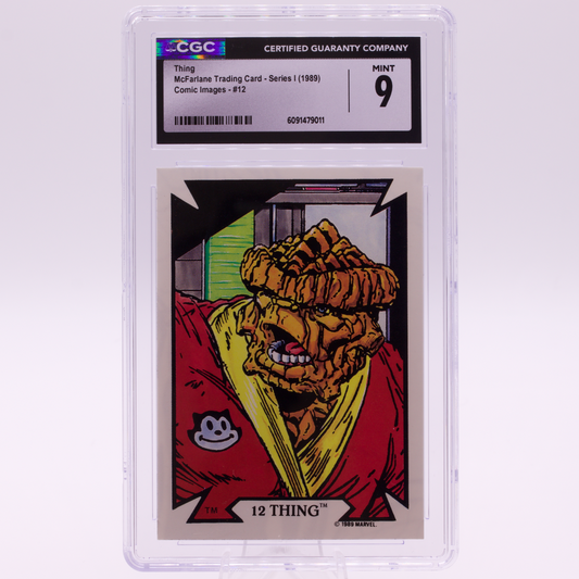 1989 Comic Images Todd McFarlane Thing #12 CGC 9 MINT Marvel