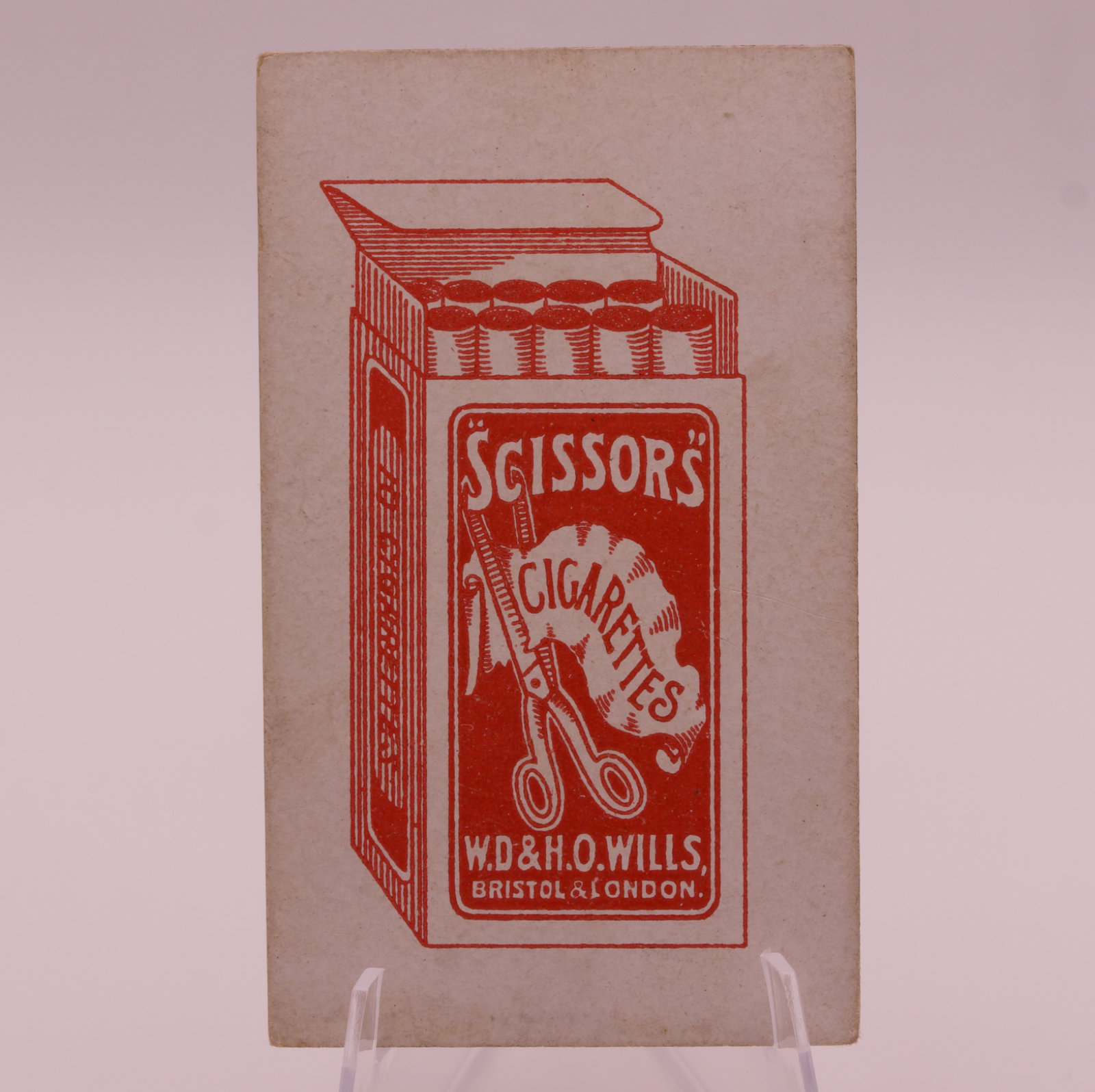 Antique Wills Scissors Cigarettes Card No 14 Switzerland W.D. & H.O. Wills UK