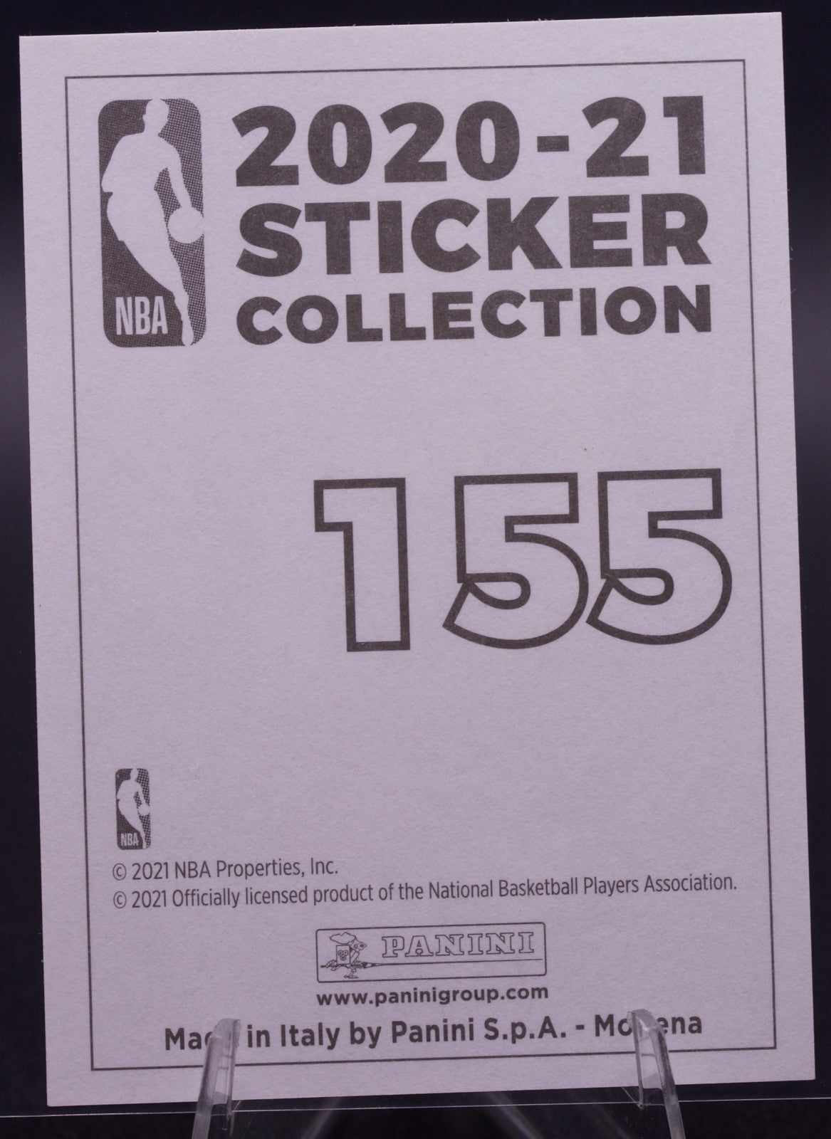 2020-21 Panini NBA Sticker Collection LaMelo Ball Rookie #155 Raw