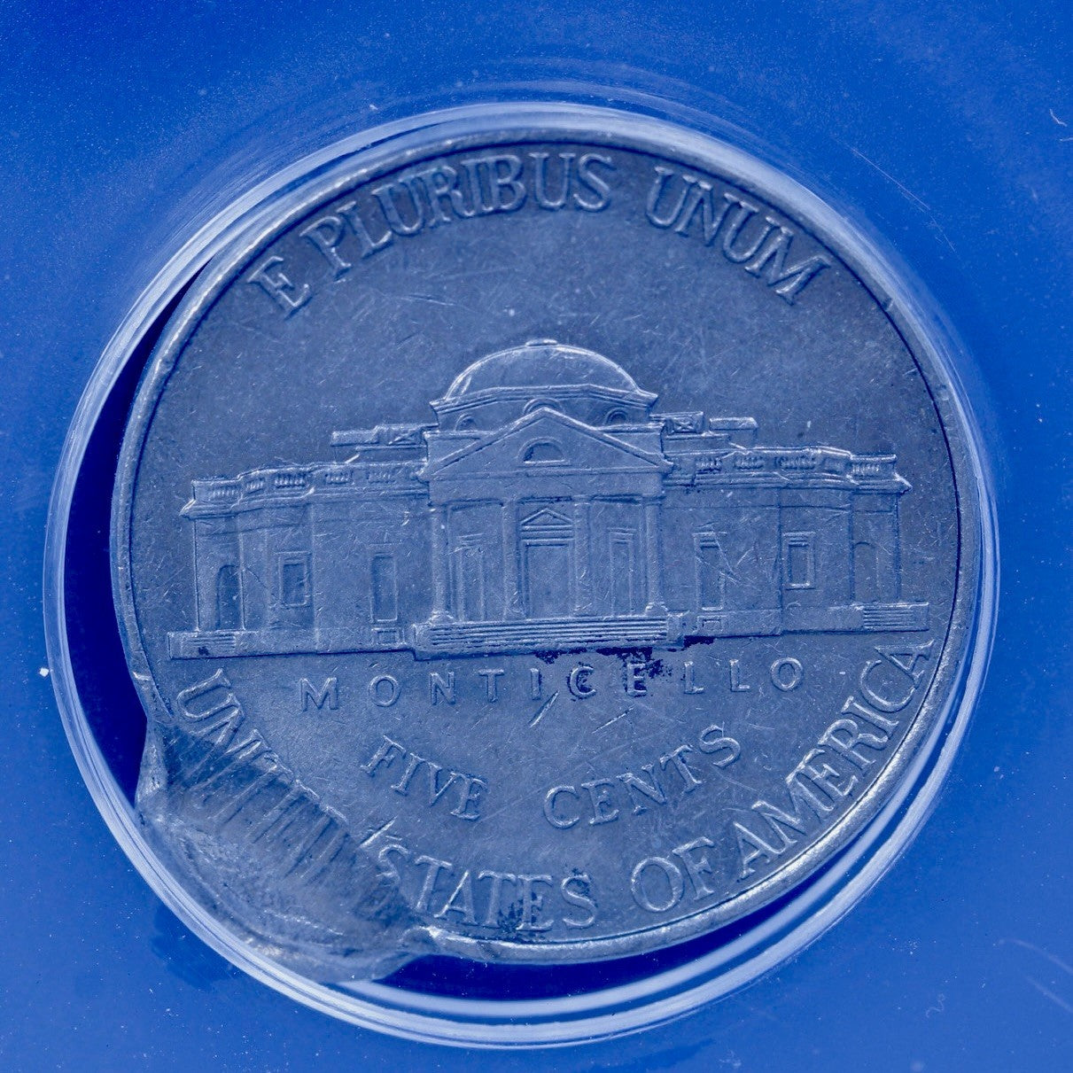 1998-P Jefferson Nickel MS63 ANACS • Double Struck 2nd Strike 95% Off-Center