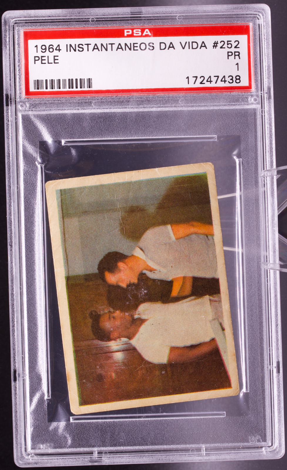 1964 Instantaneos Da Vida #252 Pele PSA 1 PR Claudio Corinthians Soccer Card