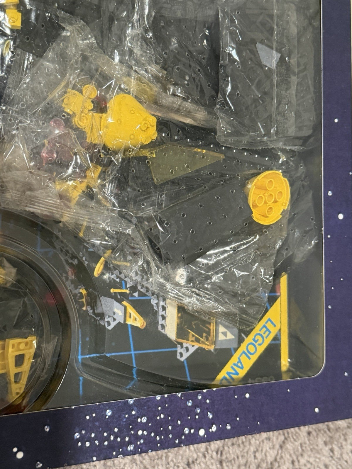 Vintage 1987 LEGO LEGOLAND Space Blacktron Renegade #6954 Open Box Sealed Bags