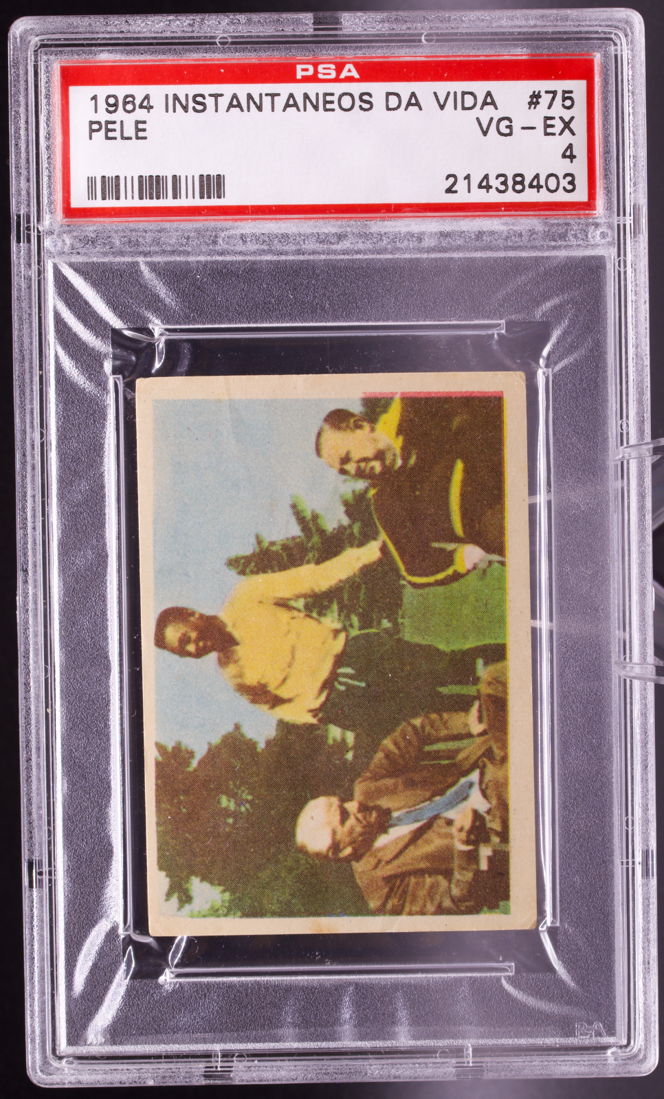 1964 Instantaneos Da Vida #75 Pele PSA 4 VG-EX Vicente Feola World Cup Soccer