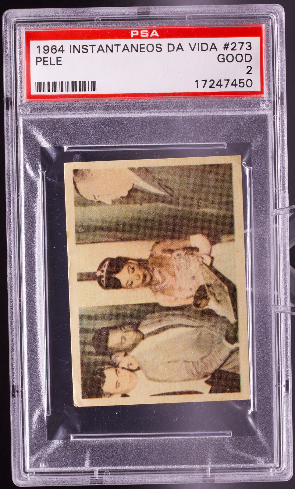 1964 Instantaneos Da Vida #273 Pele PSA 2 GOOD Theater Bibi Ferreira Soccer