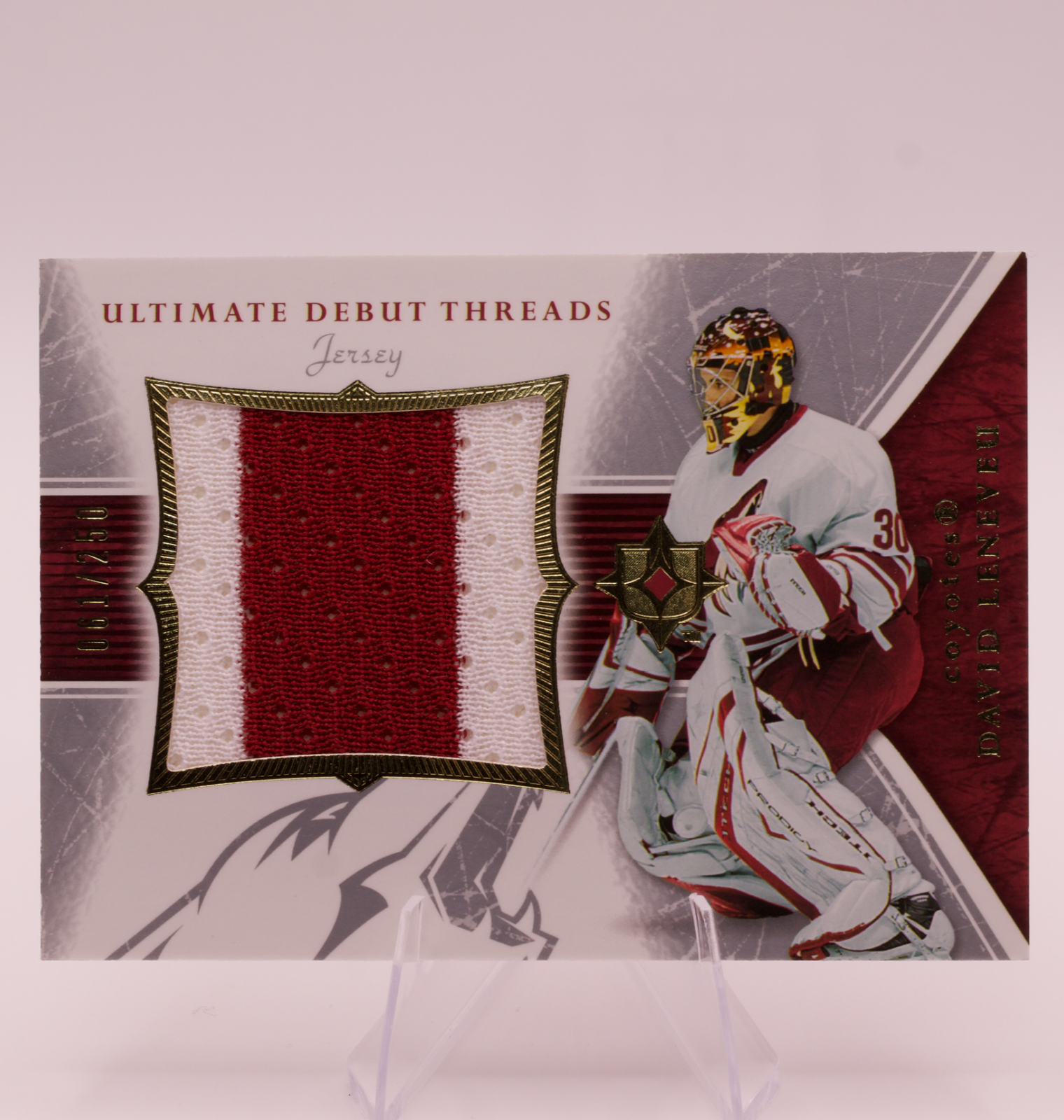 2005-06 Upper Deck Ultimate Collection David Leneveu Debut Threads Jersey /250