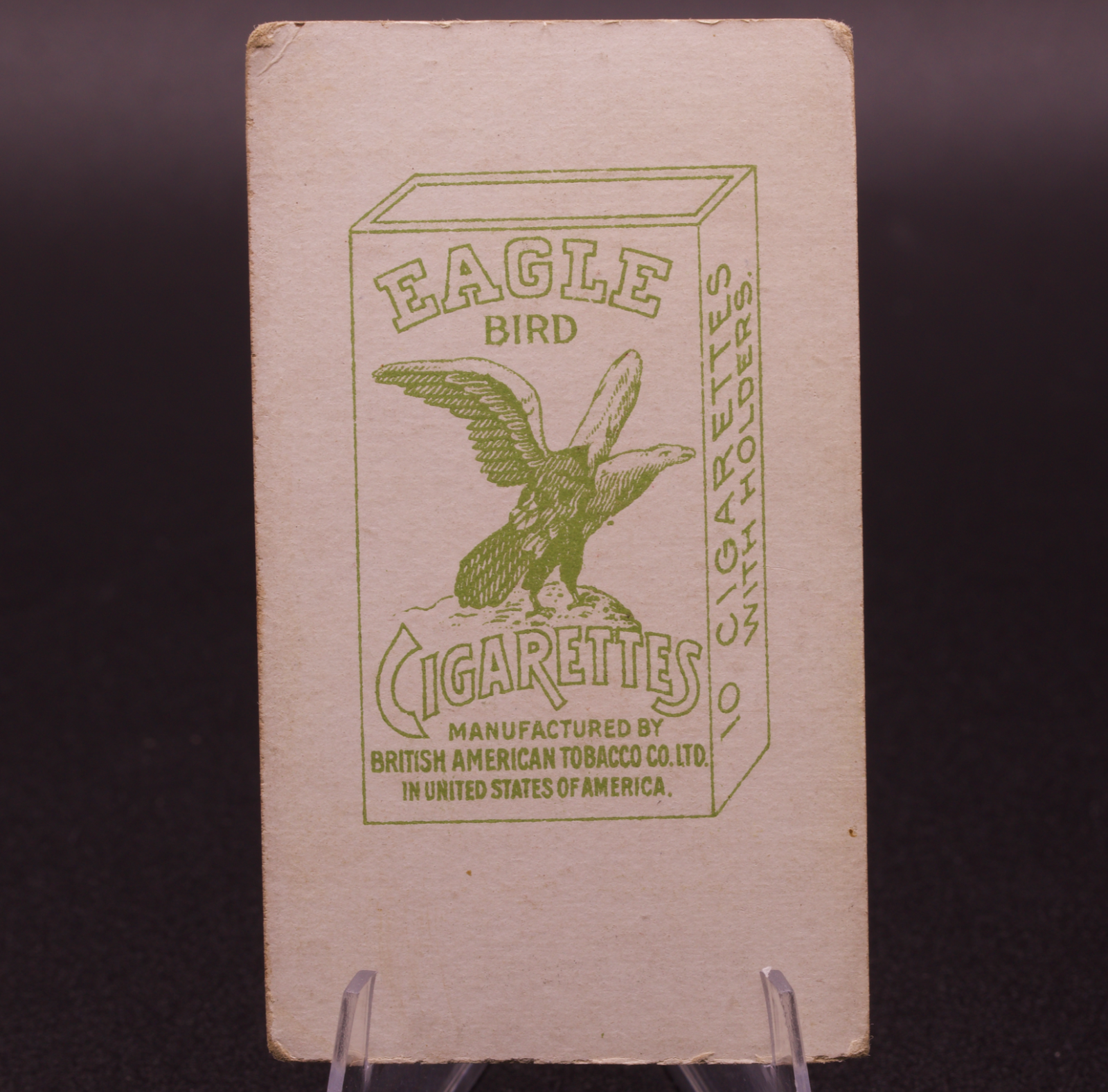 Antique Eagle Bird Cigarettes Card Raden Wiyada Siam Thai British American Co
