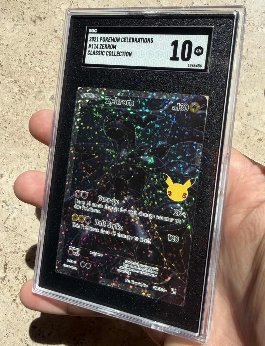 2021 Pokemon Celebrations Zekrom Classic Collection 10 GEM MINT Full Art 114/114