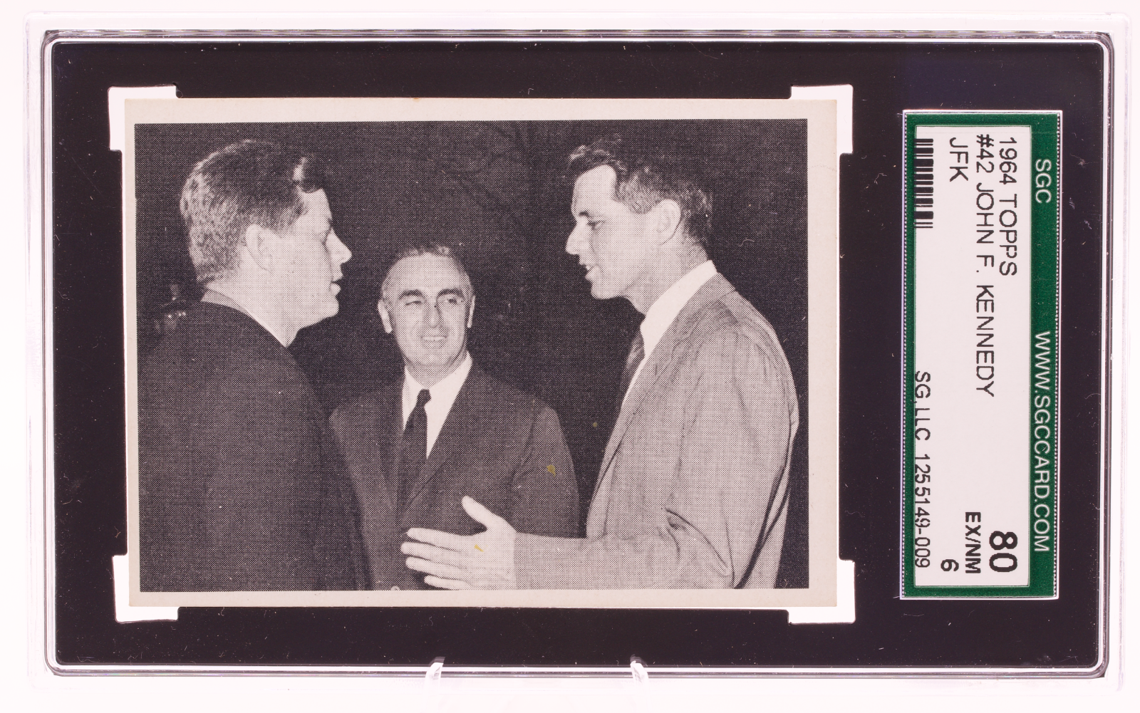 1964 Topps John F. Kennedy #42 Robert Kennedy RFK JFK SGC 80 EX/NM 6 Non-Sports