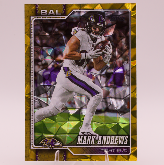 2026 Topps Flagship #15 Mark Andrews Gold /50 Baltimore Ravens Numbered Parallel