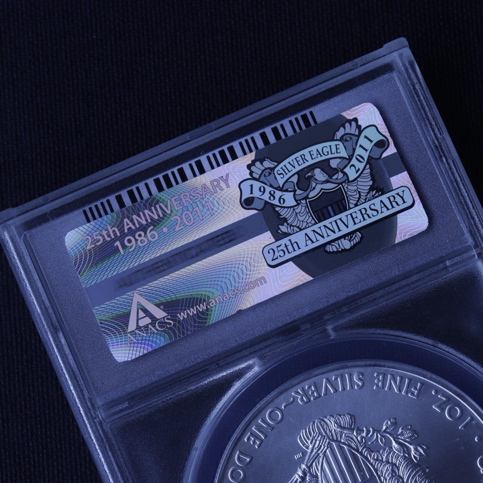 ANACS MS70 2011-(S) American Silver Eagle Dollar First Day Issue #2201 of 3429