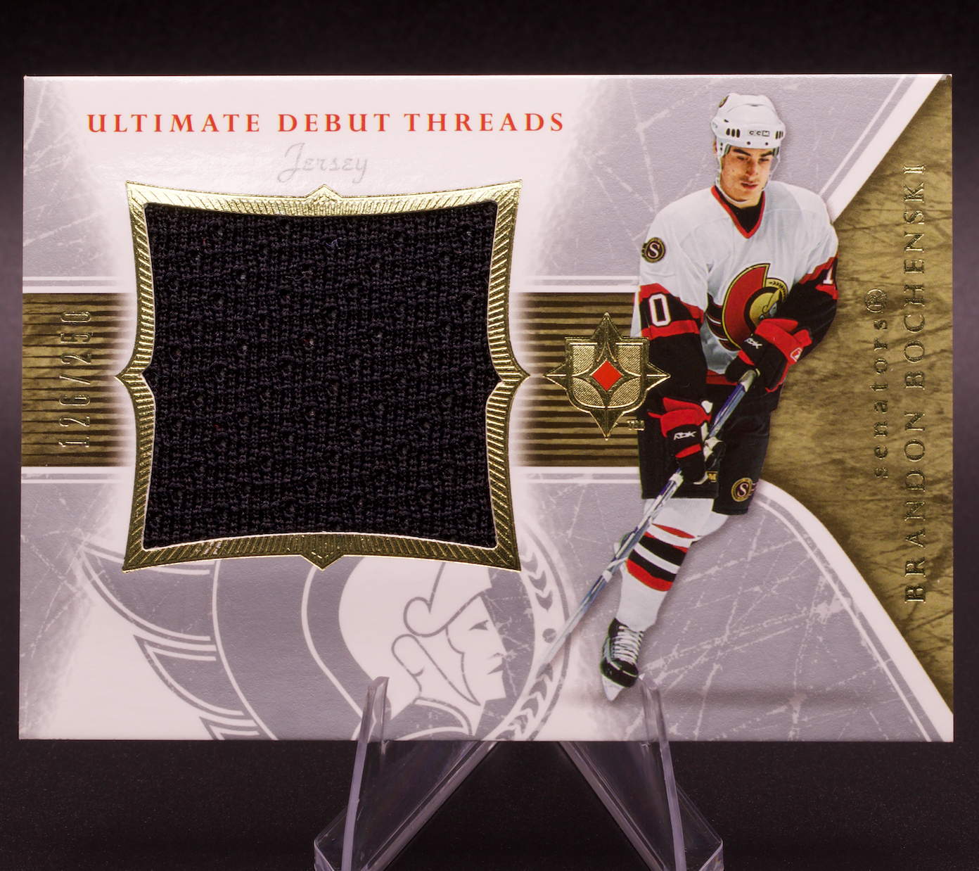 2005-06 UD Ultimate Collection Brandon Bochenski Debut Threads Jersey /250 RC