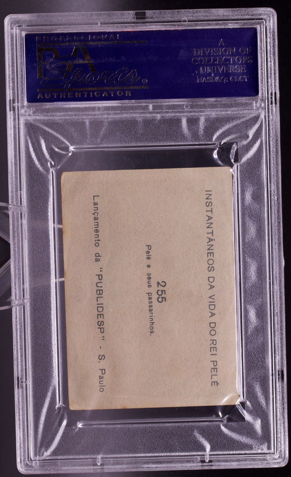1964 Instantaneos Da Vida #255 Pele PSA 4 VG-EX Birds Passarinhos Soccer Card