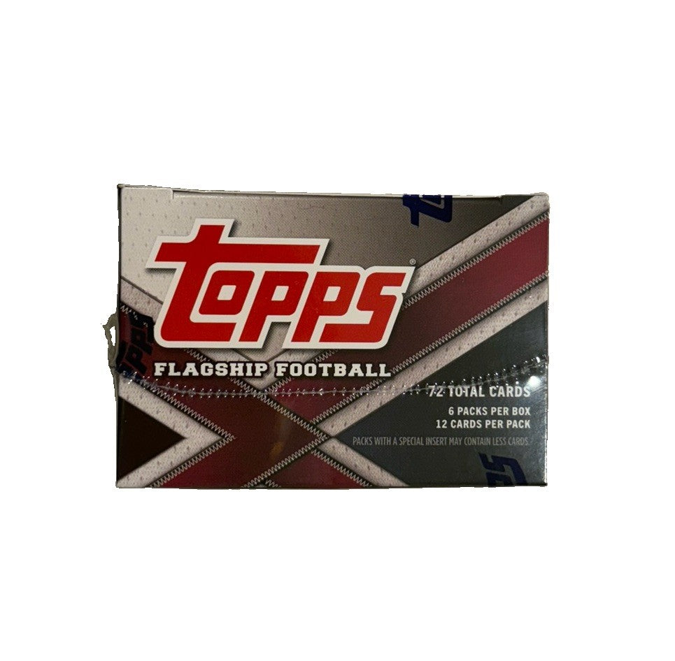 2026 Topps Flagship Football Factory Sealed Blaster Box 72 Cards 6 Packs NFL