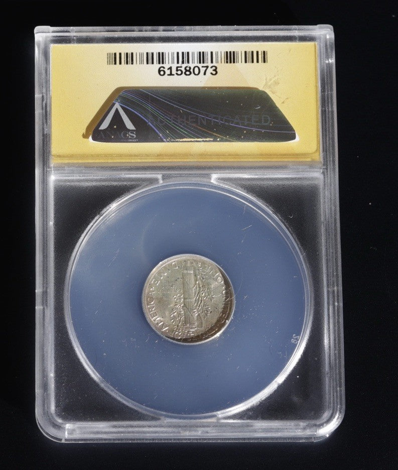 1942-S Mercury Dime MS67 ANACS • WWII Silver • BU Gem