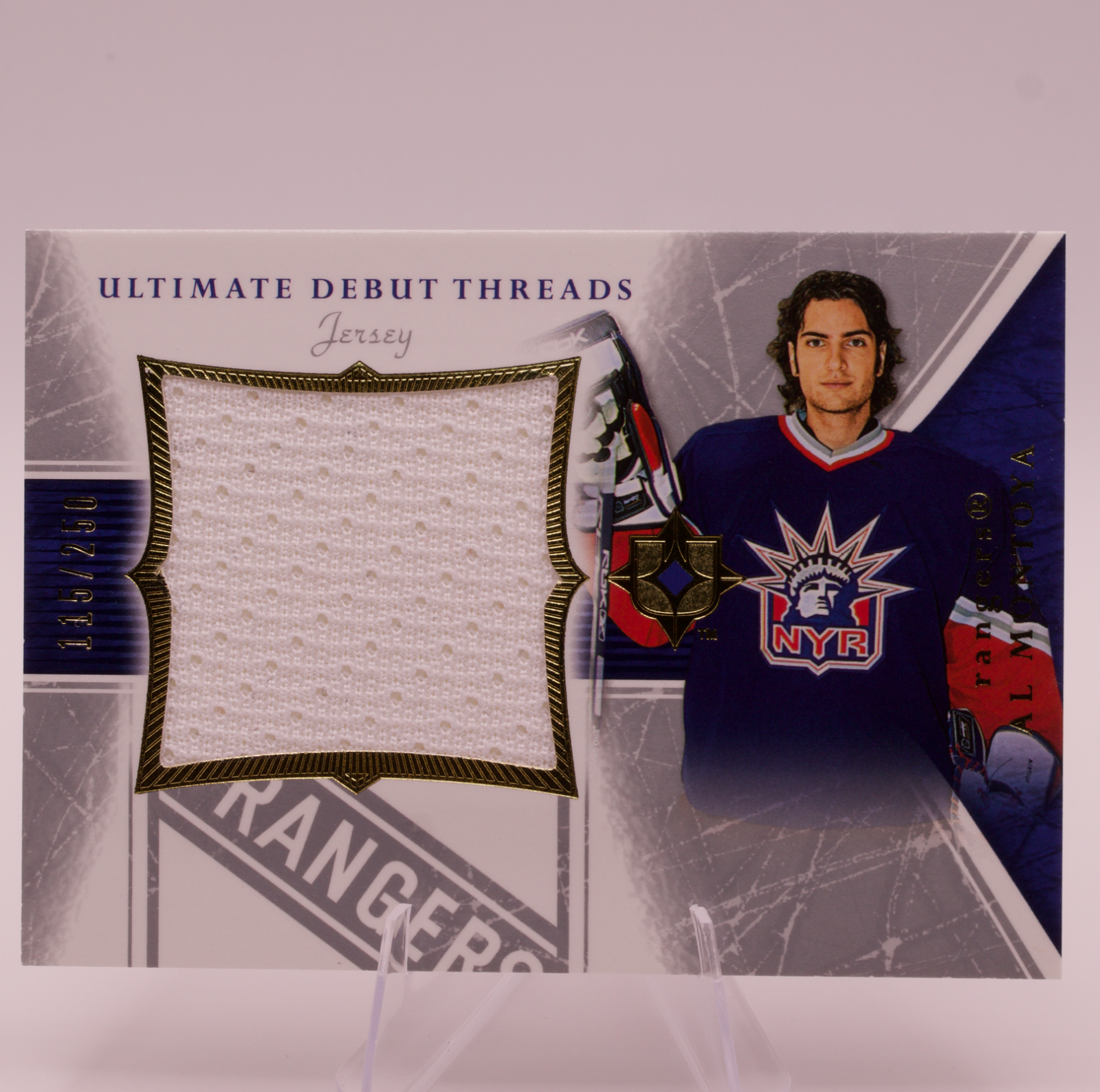 2005-06 Upper Deck Ultimate Collection Al Montoya Debut Threads Jersey /250
