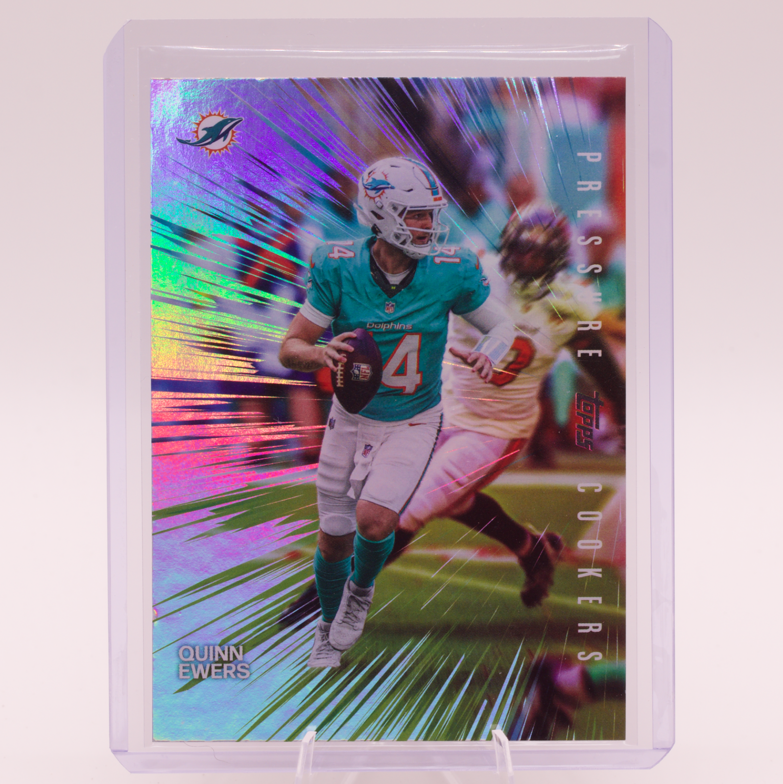 2026 Topps Quinn Ewers Pressure Cookers PC-14 Miami Dolphins Texas Longhorns QB