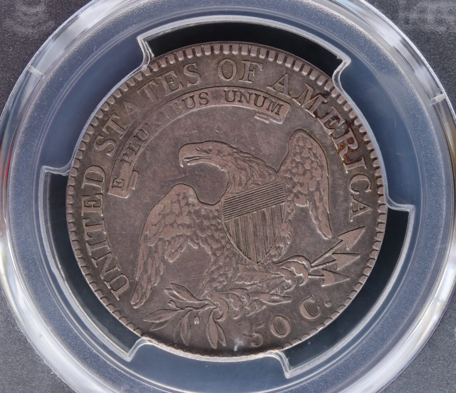 1817 Capped Bust Half Dollar O-107 High R4 PCGS XF Details Cleaned 50C